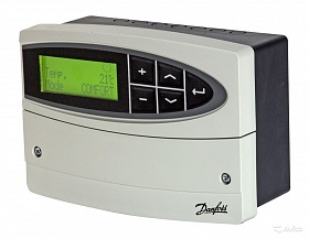 Электронный регулятор температуры с таймером Danfoss, ~230В, с клеммником; Тип: ECL 110